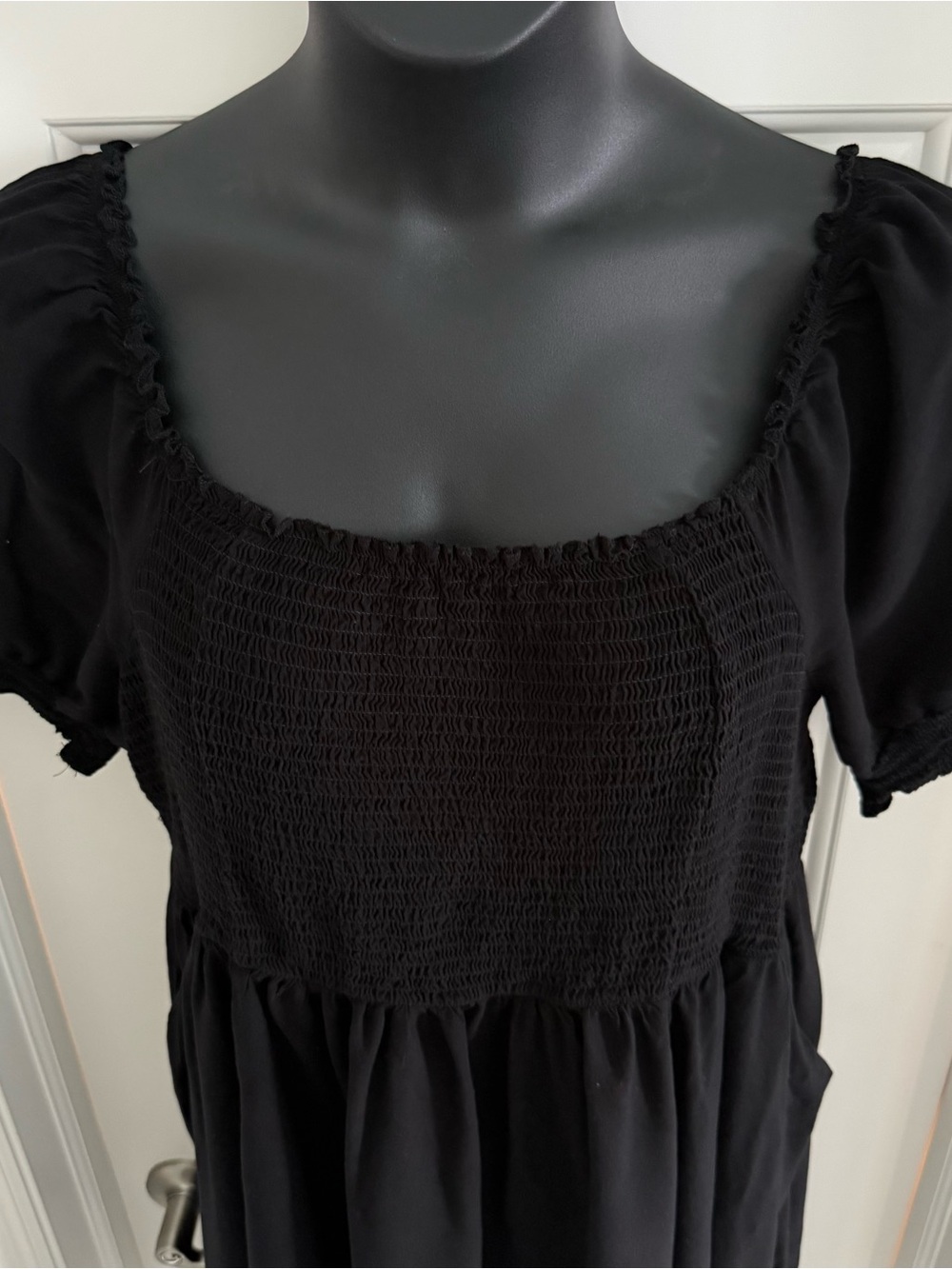 Torrid Black Babydoll Mini Dress - Picture 2 of 3